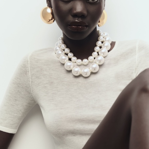 MAXI PEARL NECKLACE - Picture 1 of 6